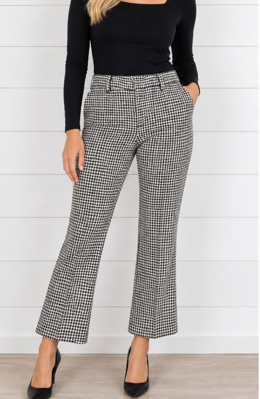 Ralph Ralph Lauren Vintage houndstooth wool trouser pant size 2